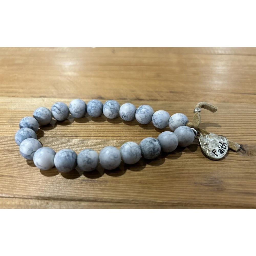 Plunder Design Jewelry‎ Faith Bracelet Beaded Stone Stacking Faith Jewelry boho